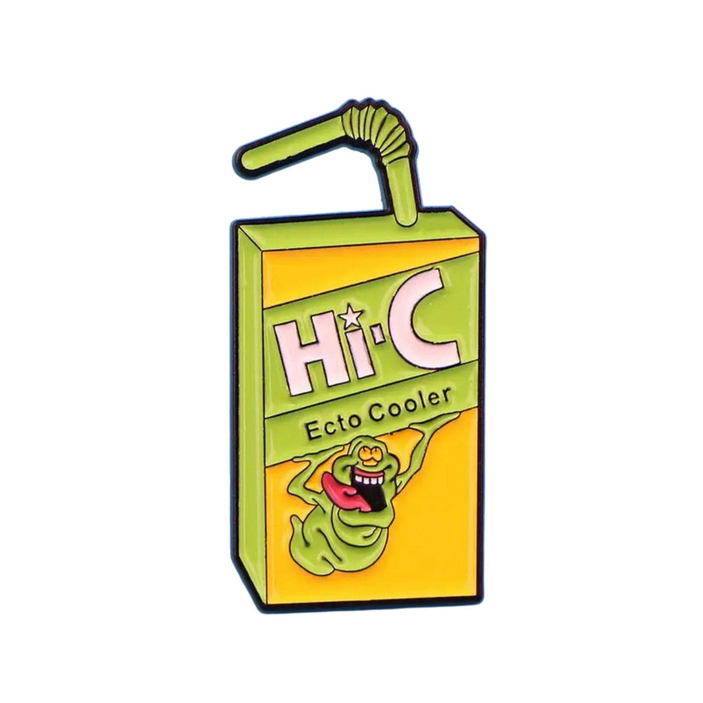hi-c ecto cooler enamel pin retro 90s drink nostalgia pin