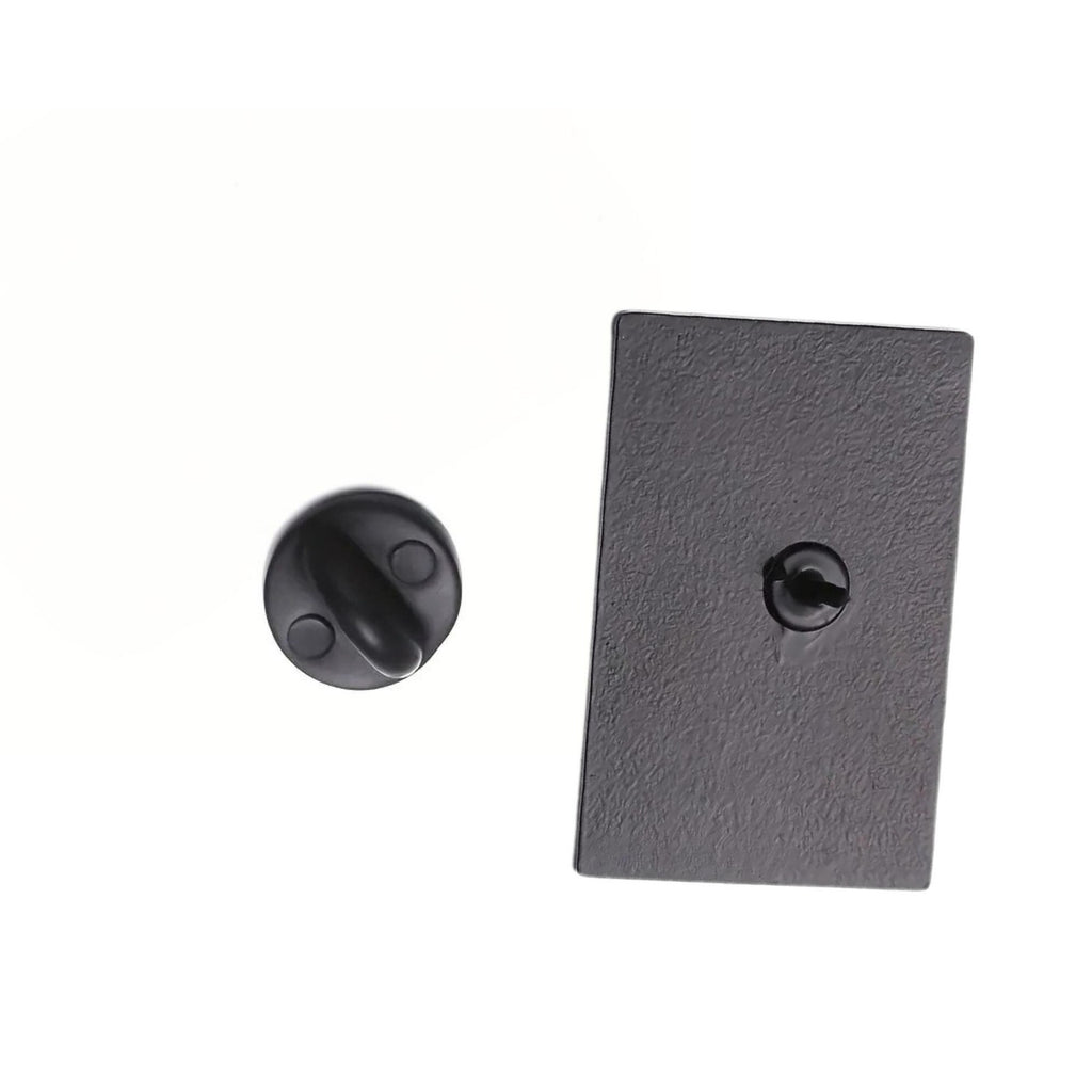 Are You Afraid of the Dark enamel pin designed as a vintage television screen with classic 90s Nickelodeon show logo