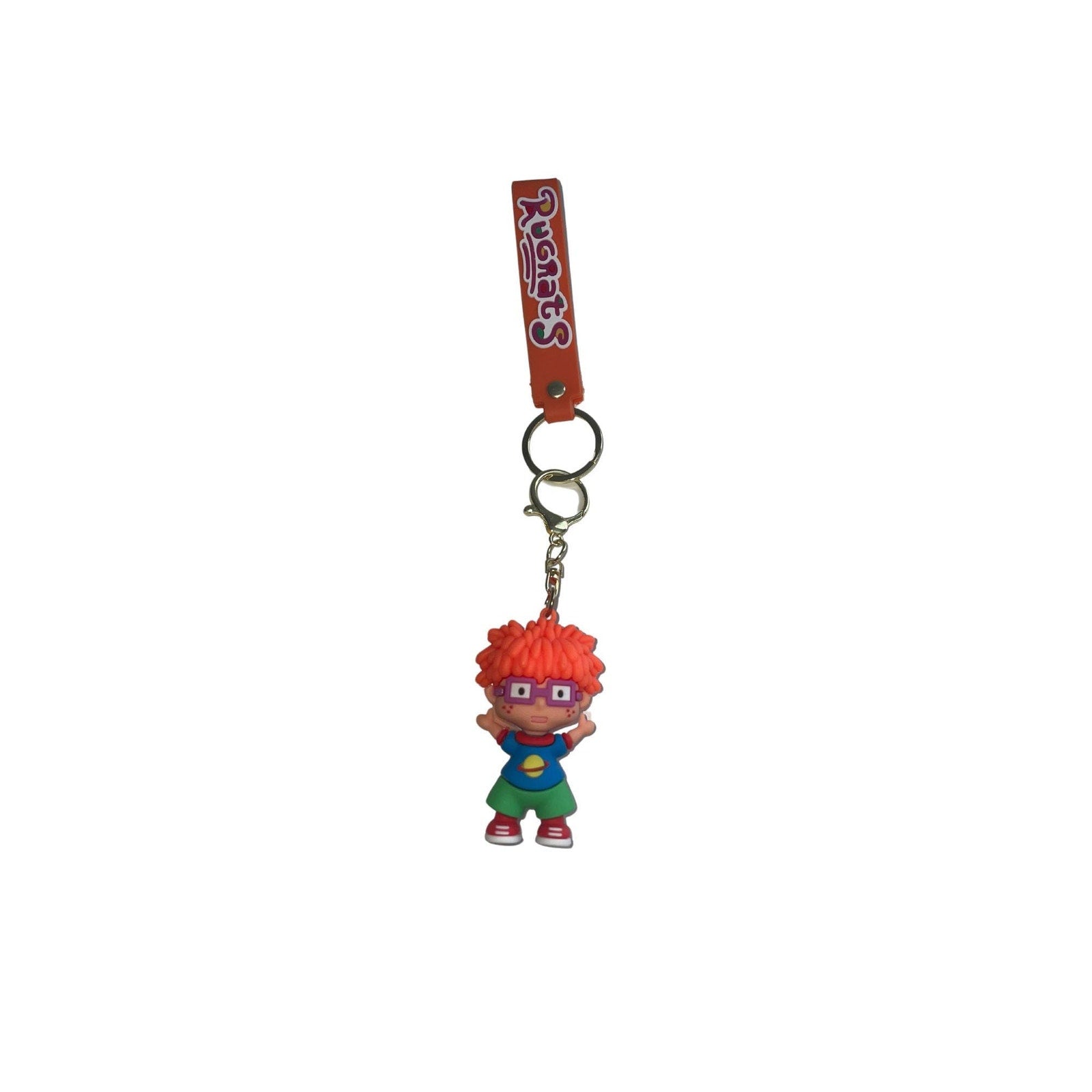 chuckie rugrats keychain strap
rugrats chuckie keyring 90s cartoon
retro nickelodeon keychain chuckie
cartoon keychain rugrats character
chuckie charm keychain with strap
