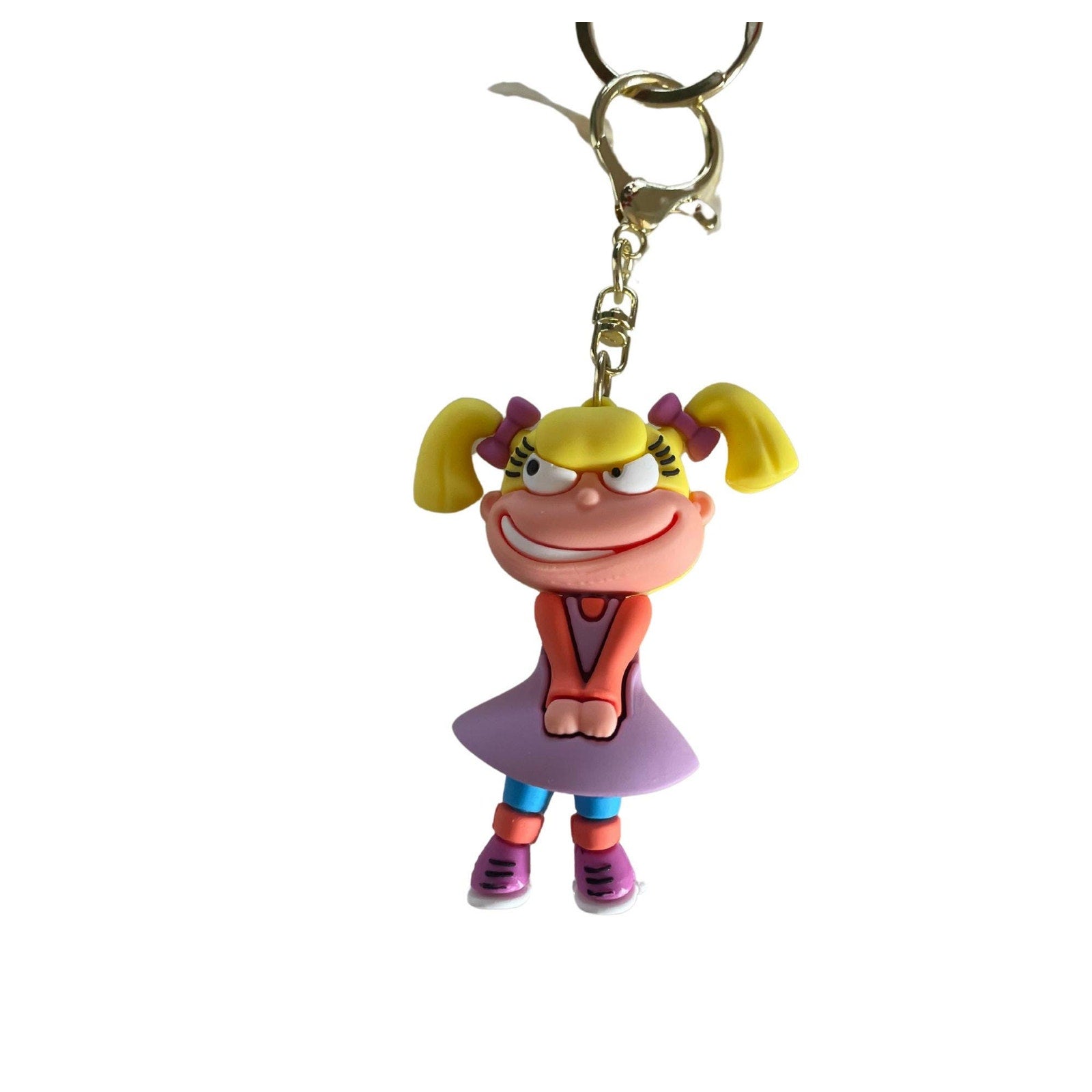 angelica rugrats keychain strap
rugrats angelica keyring 90s cartoon
retro nickelodeon keychain angelica
cute cartoon keychain rugrats character
angelica charm keychain with strap