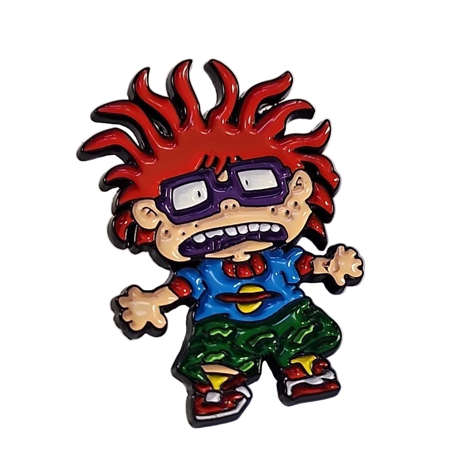 Chuckie Rugrats enamel pin 90s Nickelodeon cartoon pin