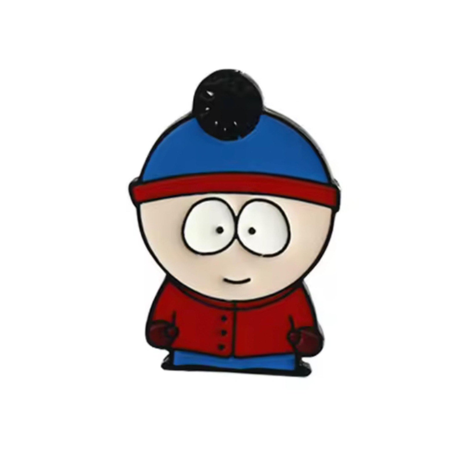 South Park character enamel pins featuring Cartman Kenny Kyle Stan Butters and Professor Chaos
