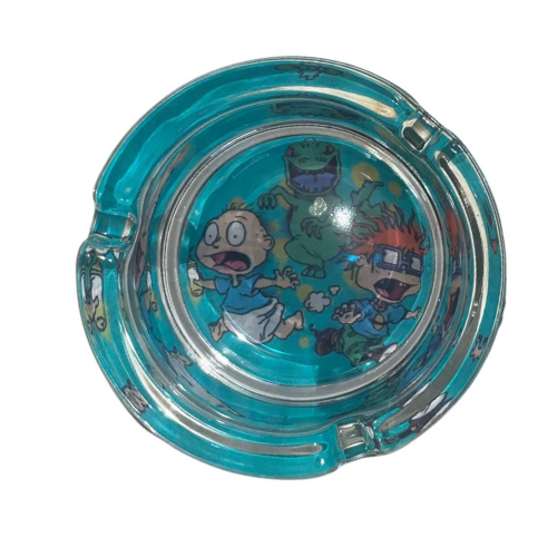Rugrats Reptar ashtray featuring Tommy Pickles and Chuckie Finster Nickelodeon 90s collectible