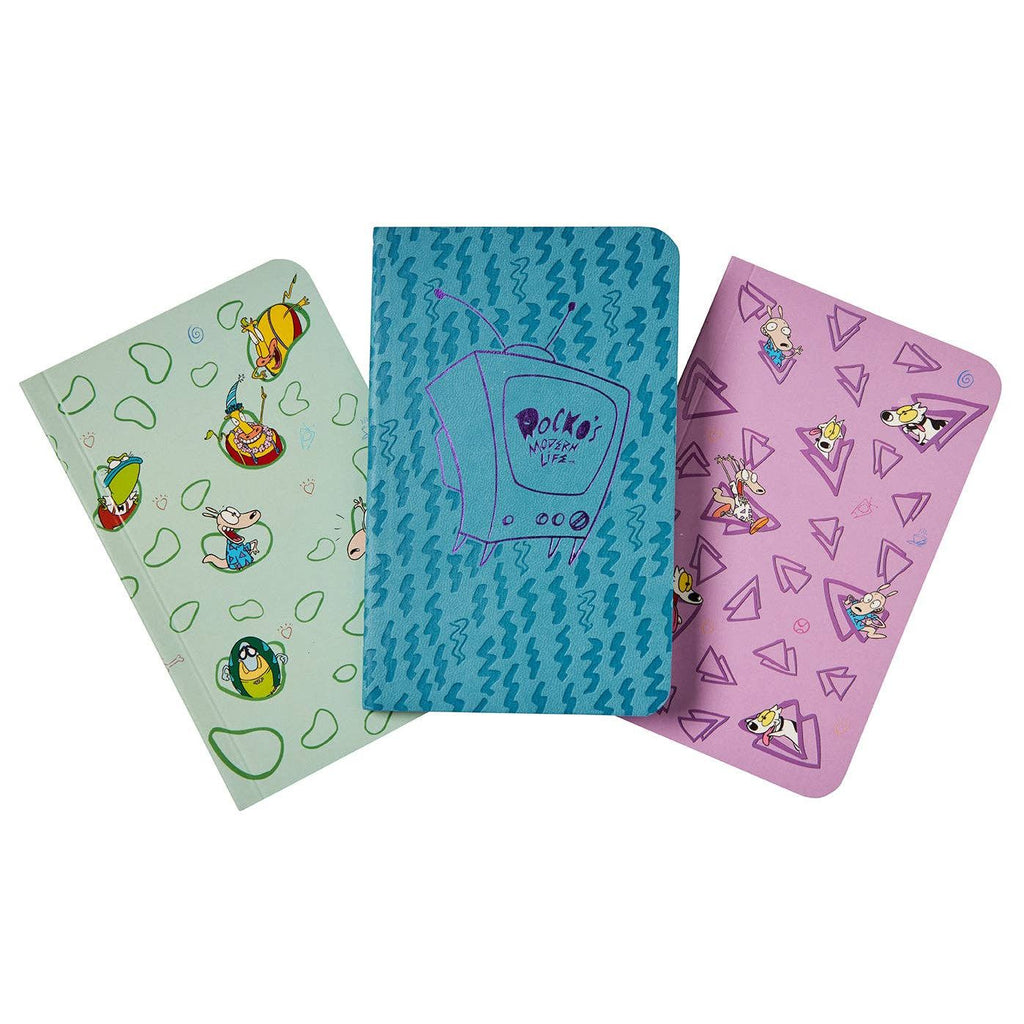 “Rocko’s Modern Life pocket notebook with leatherette cover, 64 pages”
“Heffer-inspired pocket notebook from Rocko’s Modern Life collection”
“Filburt design notebook, ruled, blank, and grid paper for journaling”