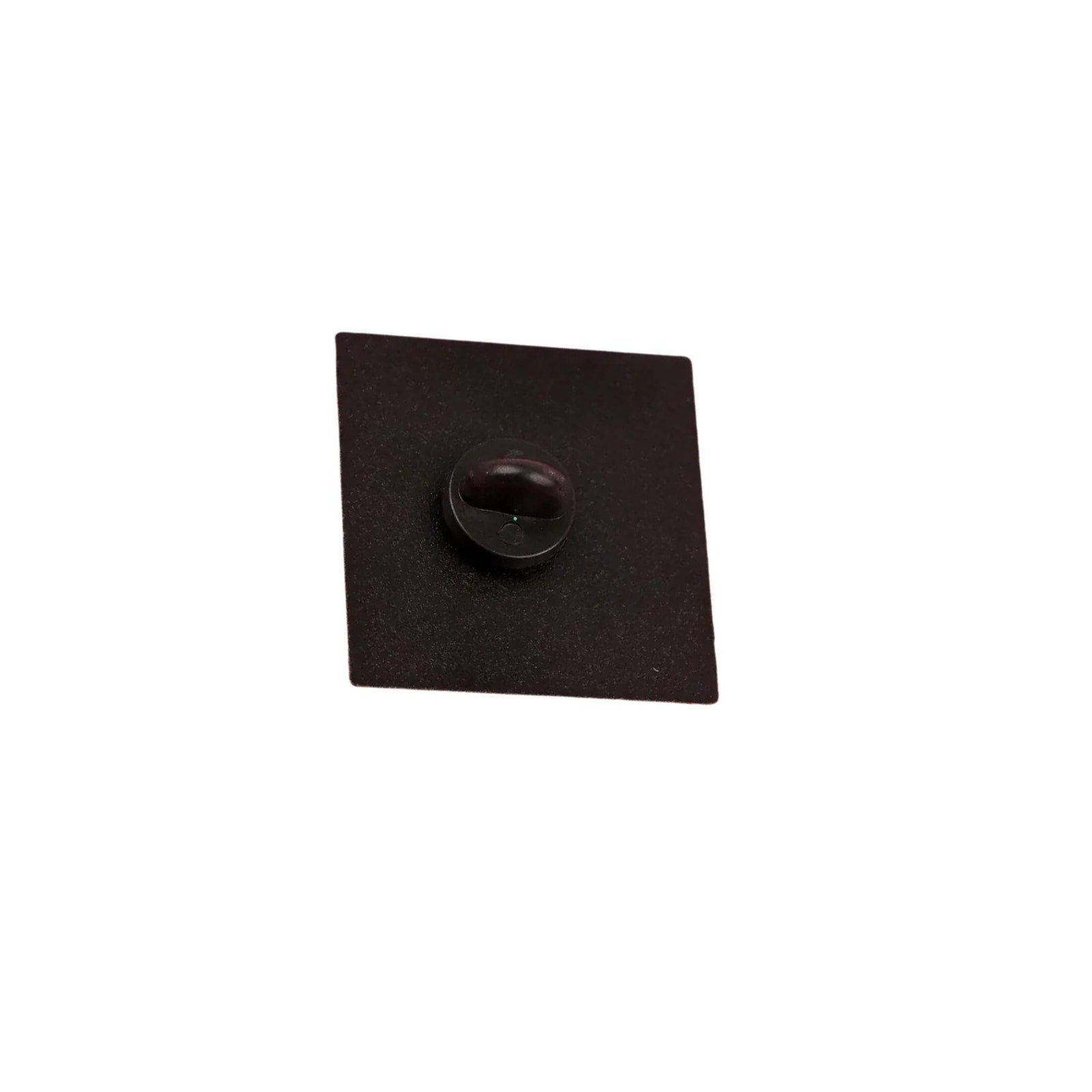 Dr Now I Saw That enamel pin featuring a square design with a serious expression and text measuring 1.18 inches