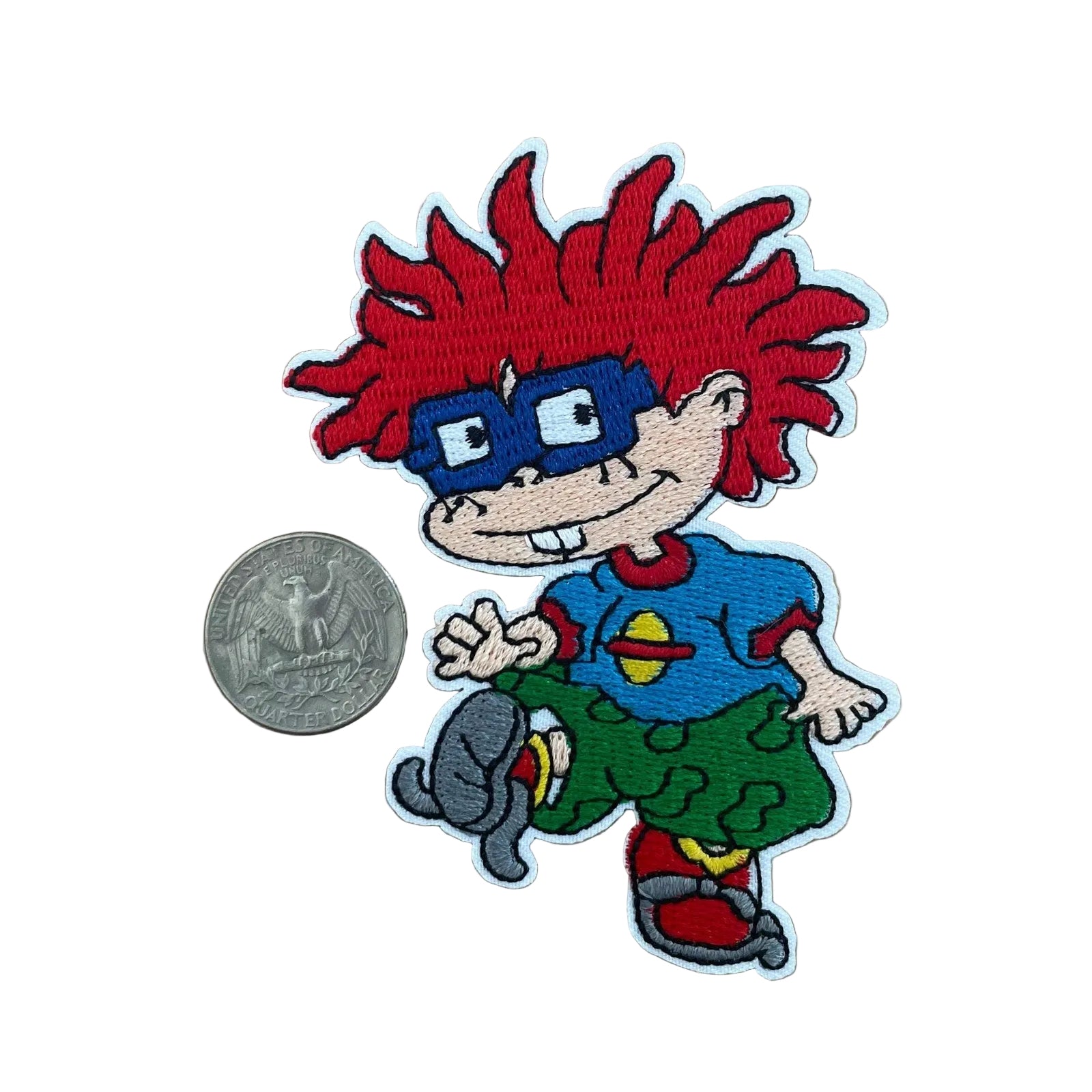 chuckie rugrats embroidered patch 90s cartoon iron on patch