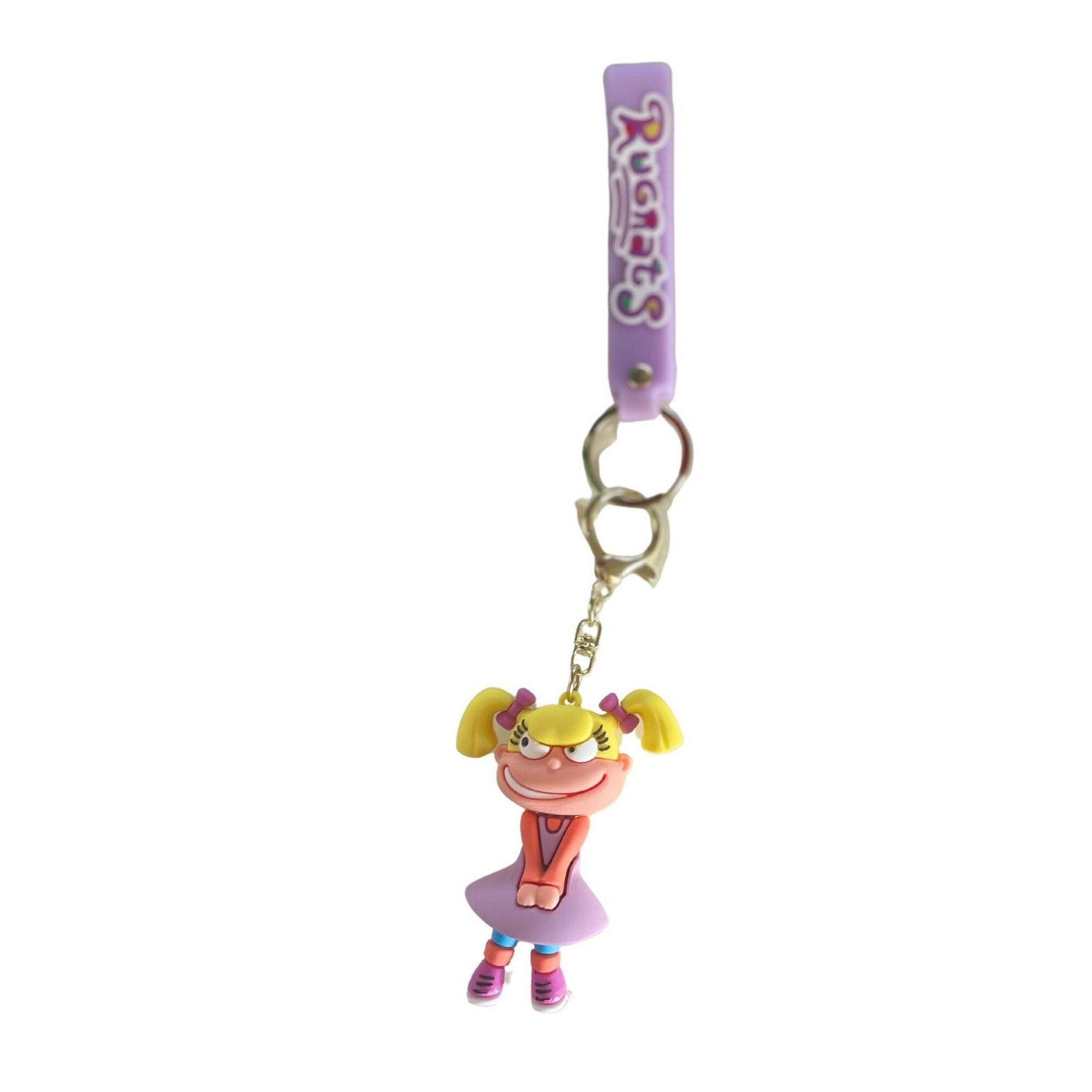angelica rugrats keychain strap
rugrats angelica keyring 90s cartoon
retro nickelodeon keychain angelica
cute cartoon keychain rugrats character
angelica charm keychain with strap