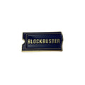 Blockbuster membership card enamel pin inspired by the classic 90s video rental store card design
