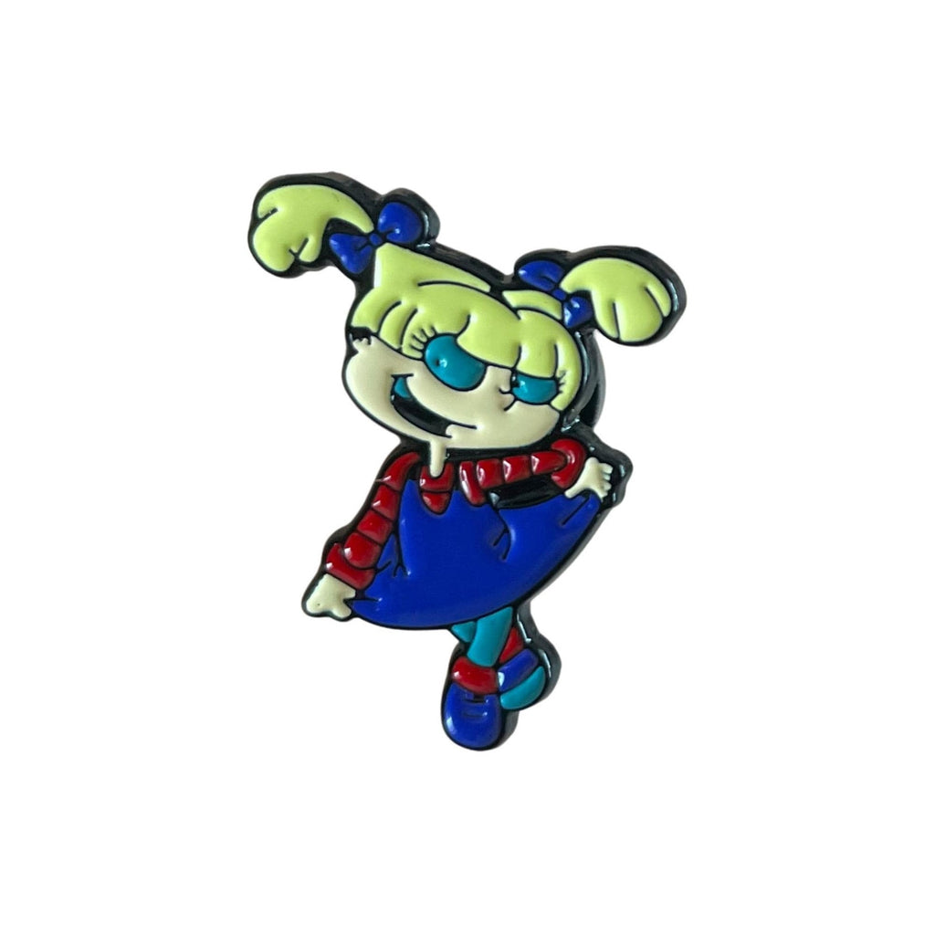Angelica Pickles Rugrats enamel pin Nickelodeon 90s cartoon collectible
