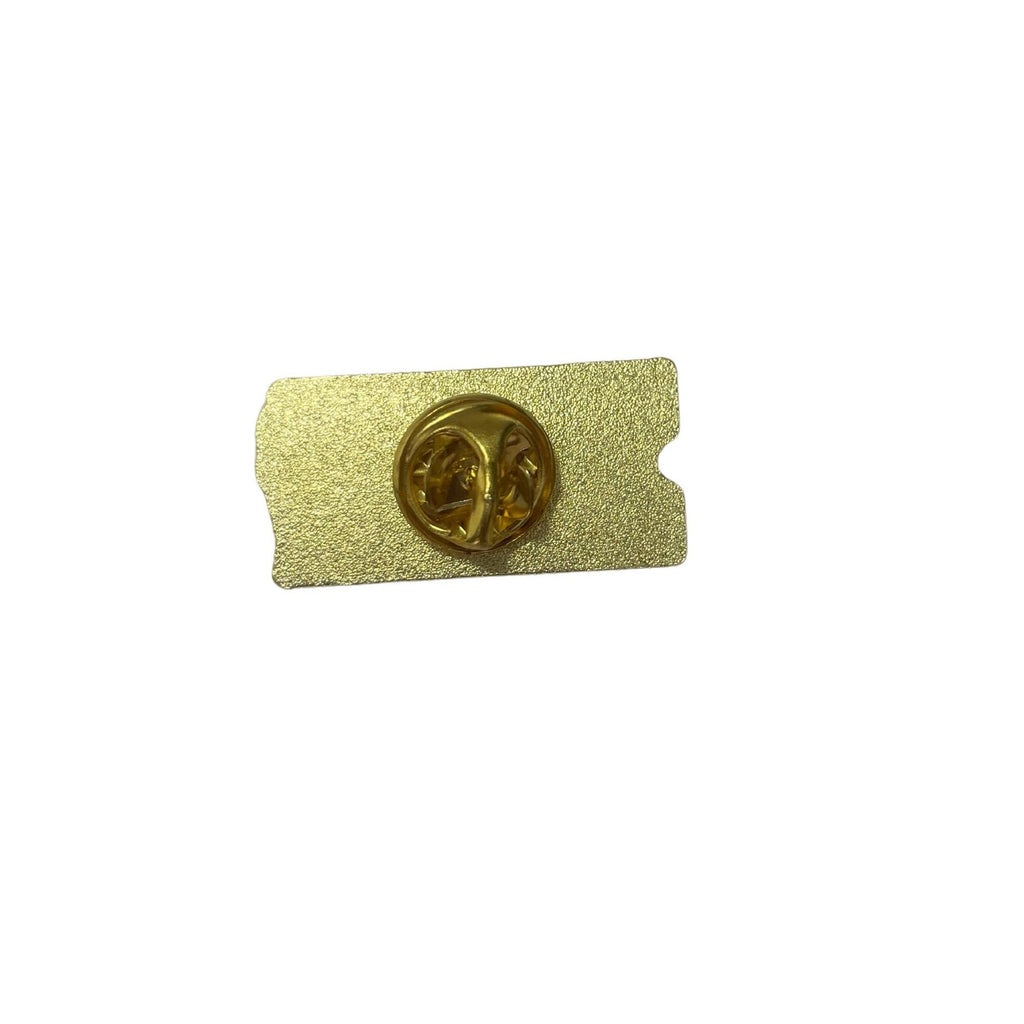 Blockbuster membership card enamel pin inspired by the classic 90s video rental store card design
