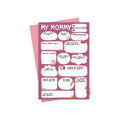 All About My Mom fill-in Mother’s Day card kids activity gift from child