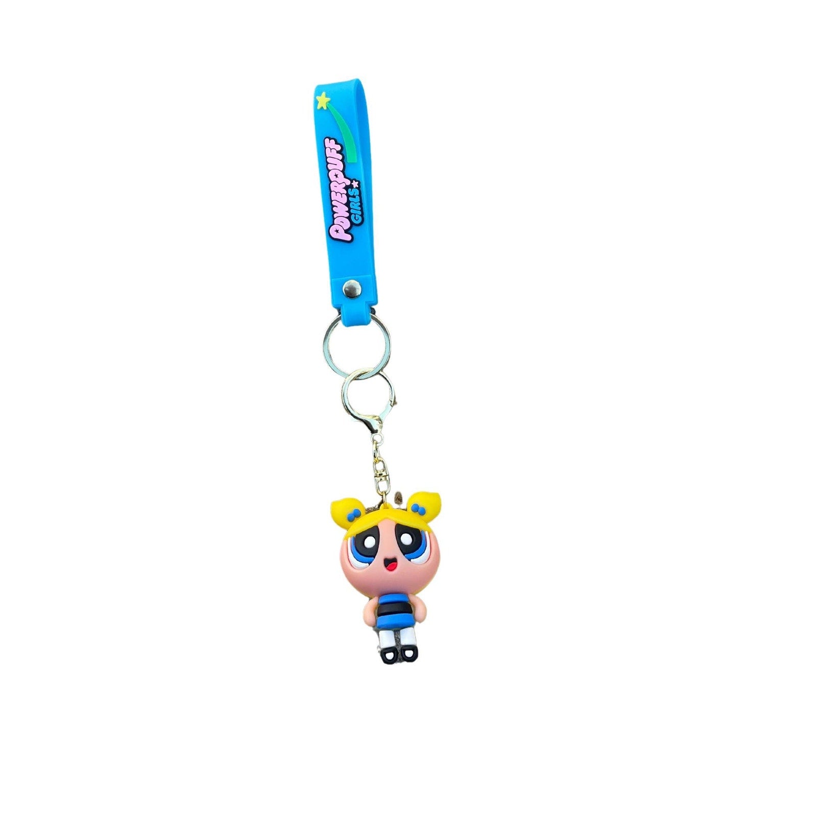powerpuff girls bubbles keychain strap
bubbles keyring 90s cartoon accessory
cute retro keychain powerpuff girls
bubbles charm keychain with strap
cartoon keychain 90s nostalgia accessory