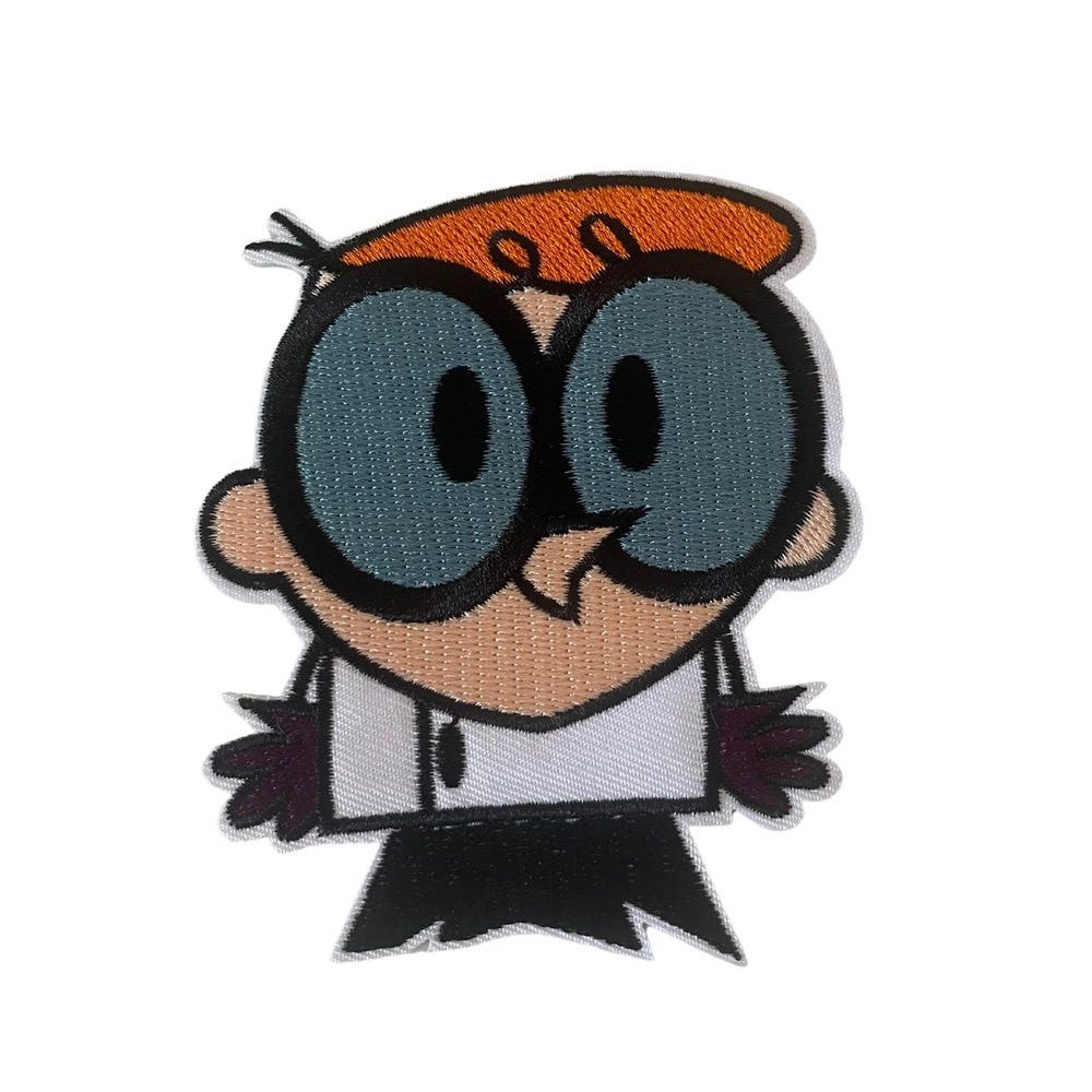 Iron on Dexter's Lab Embroidered Patch | 90s Patches