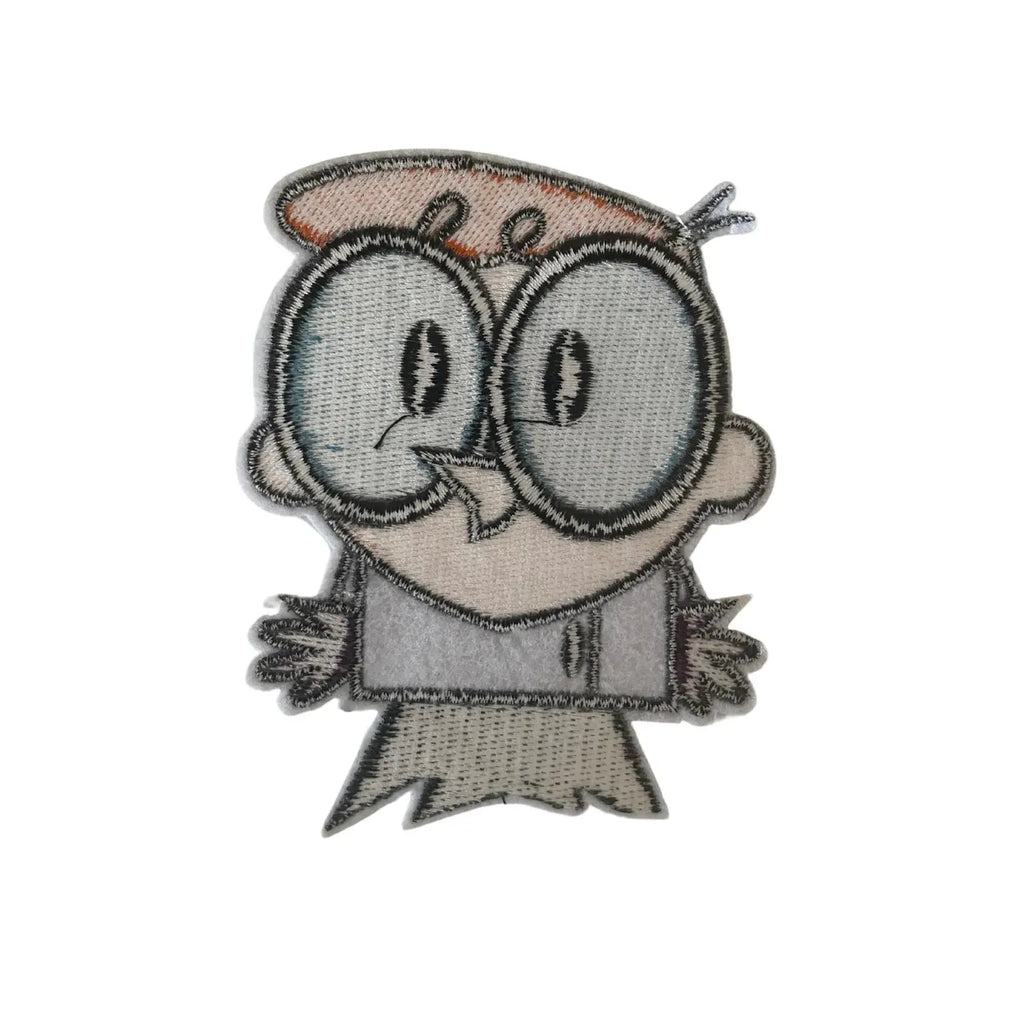 Iron on Dexter's Lab Embroidered Patch | 90s Patches
